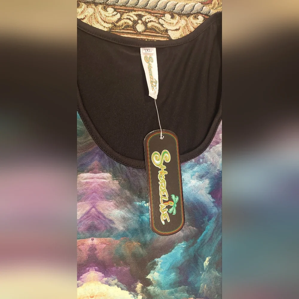 Shoreline Colorful Abstract Mini Dress - Picture 5 of 7